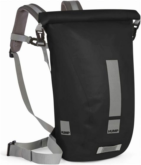 Hump Reflective Waterproof 20L Backpack – Black