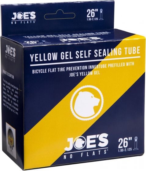 Joe's No Flats Commuter Gel Self Sealing 26-Inch Schrader Innertube