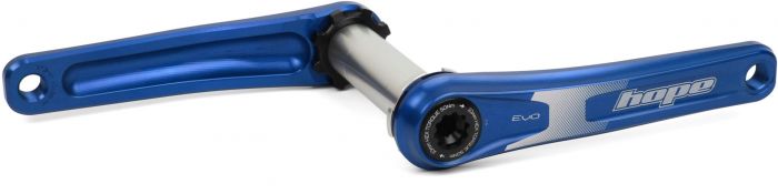 Hope EVO 83mm DH Crankset without Spider – Blue
