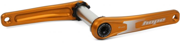 Hope EVO 83mm DH Crankset without Spider – Orange