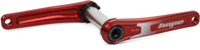 Hope EVO 83mm DH Crankset without Spider – Red