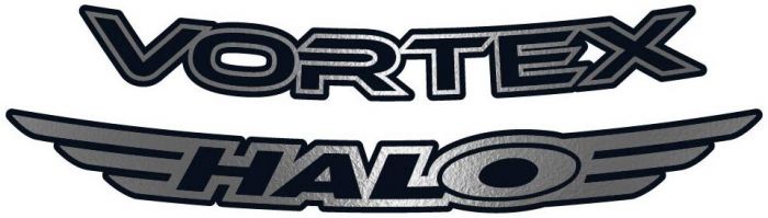 Halo Vortex Rim Decals – Silver