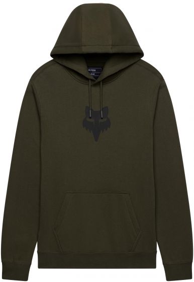 Fox Head Pullover Hoodie – Olive Green
