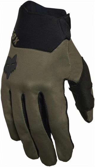 Fox Defend Wind Off-Road Gloves – Olive Green