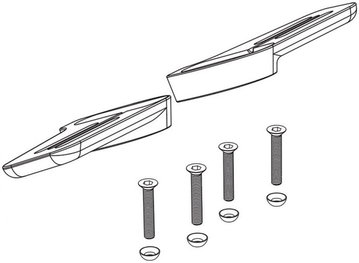 Deda TT Bar Plate Kit