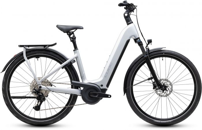 Cube Kathmandu Hybrid ONE 800 Step-Through 2027 Electric Bike – Silverstar / Reflex