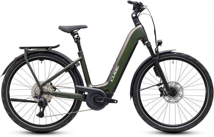 Cube Kathmandu Hybrid EXC 800 Step-Through 2027 Electric Bike – Stellar / Chrome