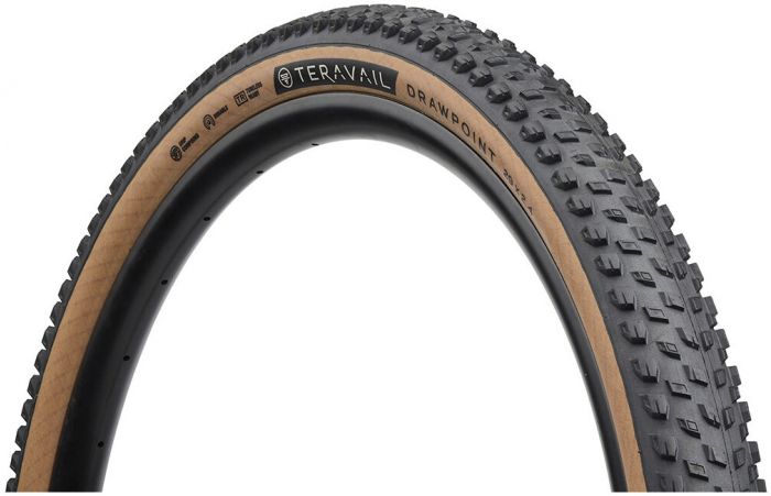 Teravail Drawpoint Durable 29-Inch Tubeless Tyre – Black / Tan