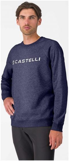 Castelli Logo Sweatshirt – Belgian Blue