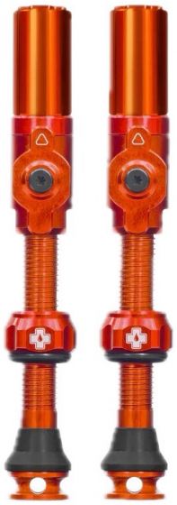 Muc-Off Big Bore Hybrid Tubeless Valves – Orange