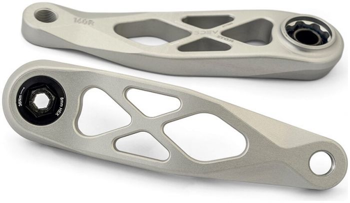 5DEV ETOR E-Bike Crank Arms – Raw Silver