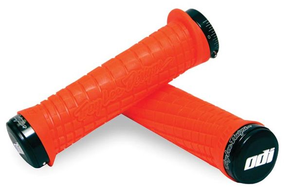 ODI Troy Lee Designs Lock-On MTB Grips – Orange/Black
