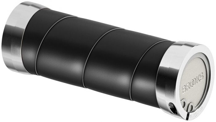 Brooks Slender Leather Grips – Black