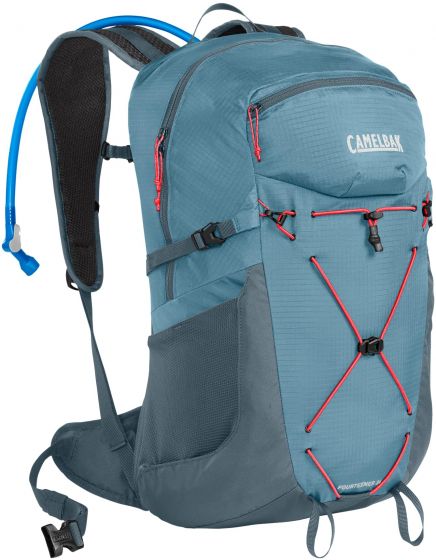 CamelBak Fourteener 24L Womens Hydration Pack – Smoke Blue / Fiery Coral