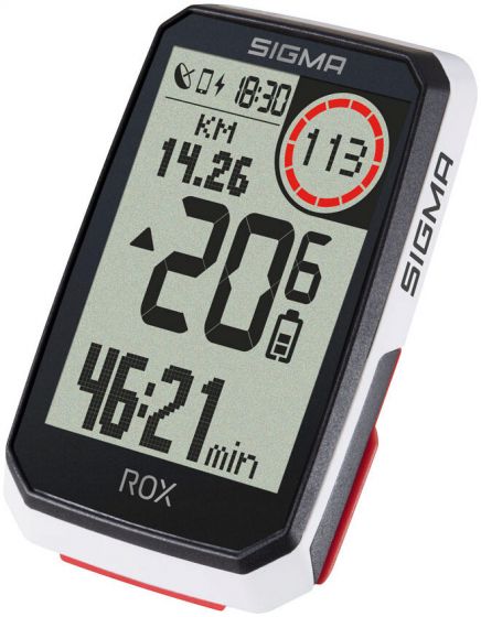 Sigma Rox 4.0 Gps Cycle Computer Sensor Set – White