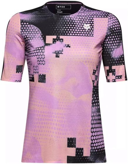 Fox Flexair Ascent Pulse Short Sleeve Womens Jersey – Dusty Rose