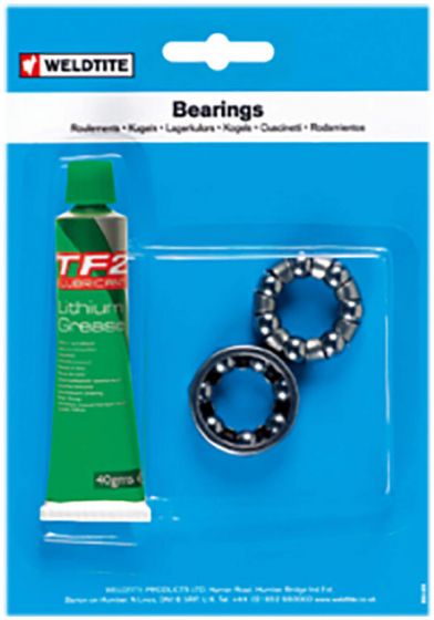 Weldtite Front Hub Bearings and Grease