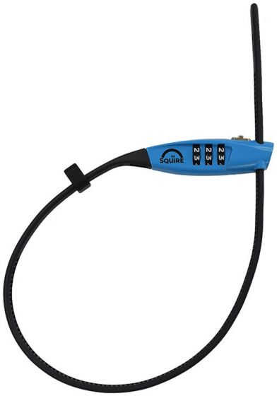 Squire Straplok 10 Combo Chain Lock – Blue