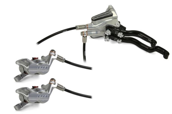 Hope Tech 3 Duo E4 Front and Rear Disc Brake – Silver