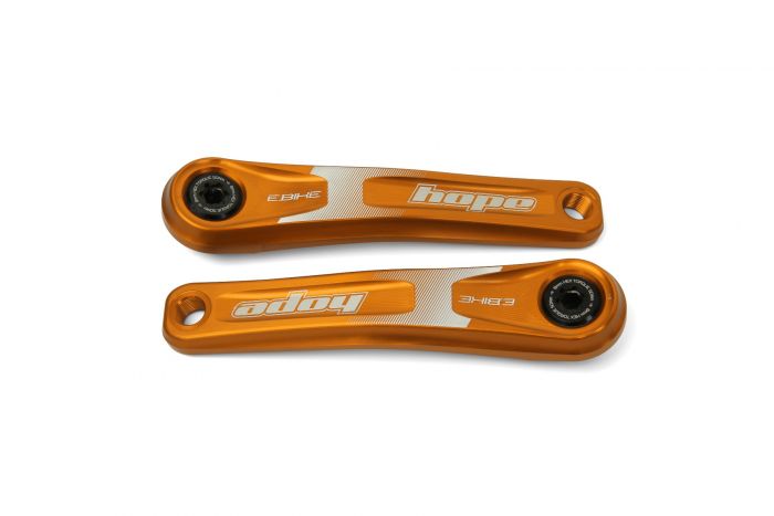 Hope E-Bike Crank Arm Set – Orange, image 1 of 7