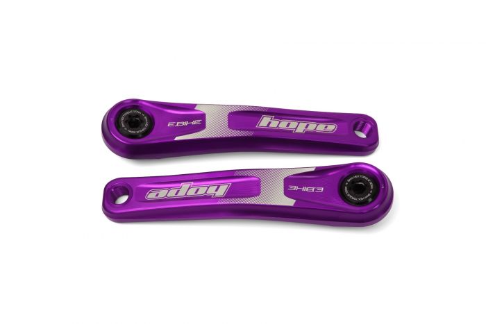 Hope E-Bike Crank Arm Set – Purple, image 1 of 7