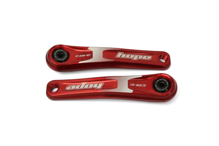 Hope E-Bike Crank Arm Set – Red, image 1 of 7