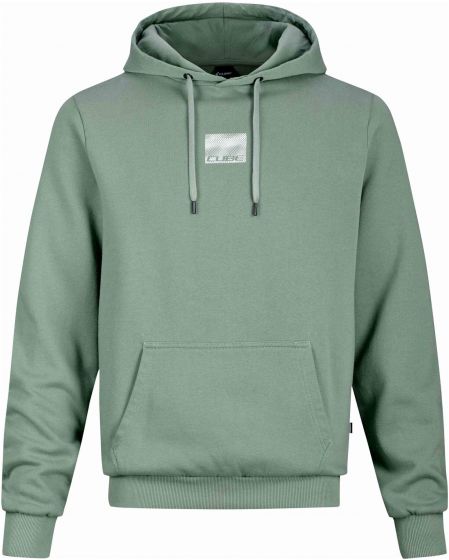 Cube Organic Grid Hoodie – Light Green