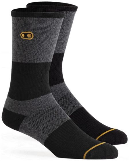 Crank Brothers Icon Casual Socks – Grey