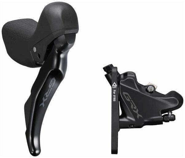 Shimano GRX ST-RX400 Hydraulic 10-Speed STI Lever With BR-RX410 Flat Mount Caliper