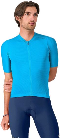 Castelli Espresso 2 Short Sleeve Jersey – Neon Cobalt