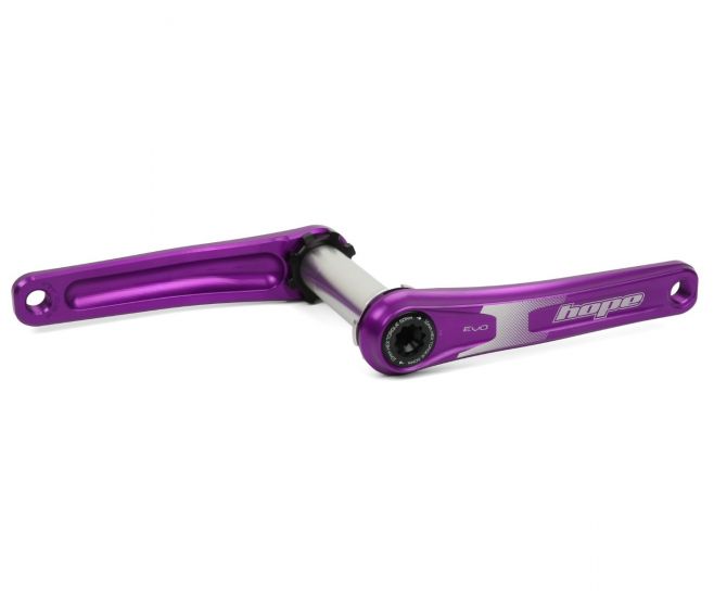 Hope EVO 68/73mm Crankset without Spider – Purple