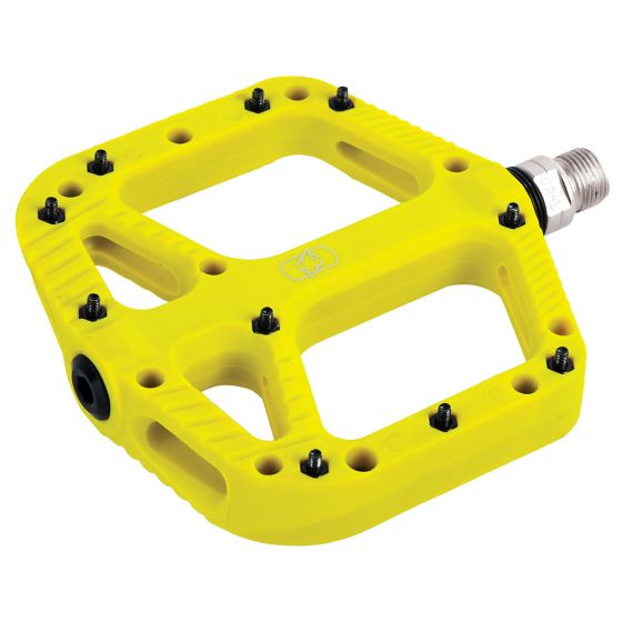 Oxford Loam 20 Nylon Flat Pedals – Yellow