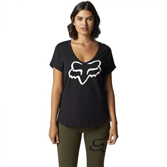 Fox Boundary Womens V-Neck T-Shirt