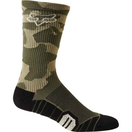 Fox Ranger 8-Inch Cushion Socks – Green Camo