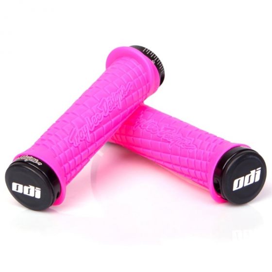 ODI Troy Lee Designs Lock-On MTB Grips – Pink/Black