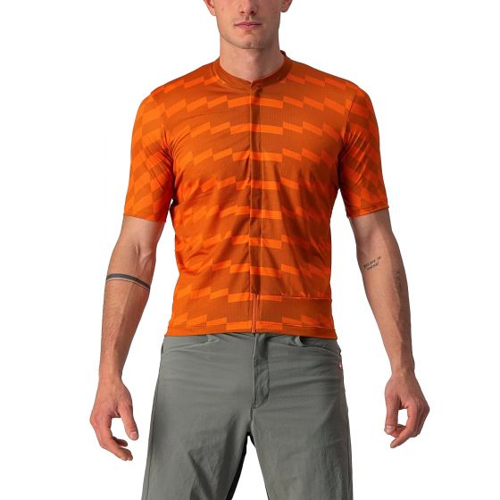 Castelli Unlimited Sterrato Jersey – Spice Orange / Orange Rust