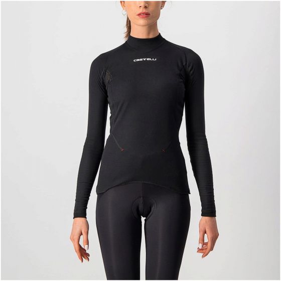 Castelli Flanders 2 Warm Womens 2023 Long Sleeve Base Layer – Black