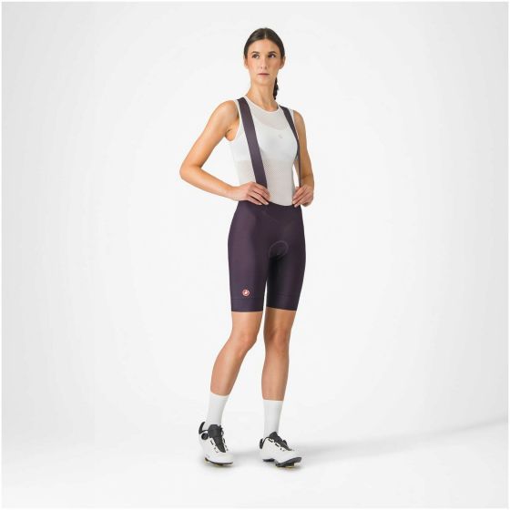Castelli Prima 2 DT Womens Bib Shorts – Dark Night Shade / Deep Purple