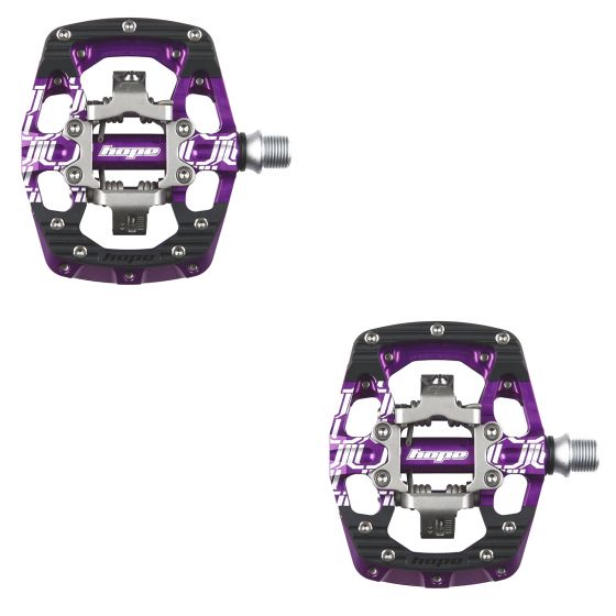 Hope Union Gravity Pedals – Purple