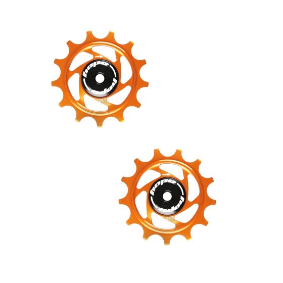 Hope 13-Tooth Jockey Wheels – Orange