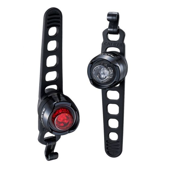 Cateye Orb Battery Front and Rear Light Set – Black