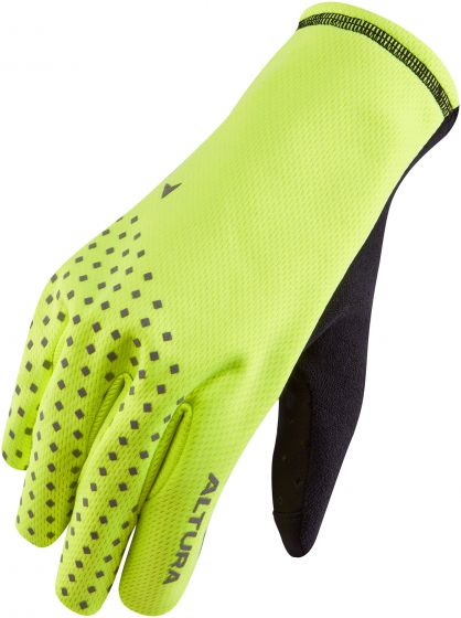 Altura Nightvision Windproof Fleece Long Finger Gloves – Yellow