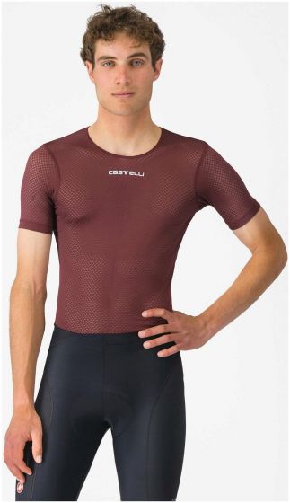 Castelli Pro Mesh 2.0 Base Layer – Deep Bordeaux