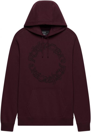 Fox Slowburn Fleece Pullover – Dark Maroon