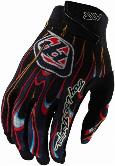 Troy Lee Youth Air Gloves – Torched - Black / Red