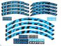 Easton Arc / Heist Wheel Decal Kit – Cyan, image 2 of 2