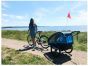 Hamax Traveller Twin Kids Bike Trailer – Blue / Grey, image 3 of 3