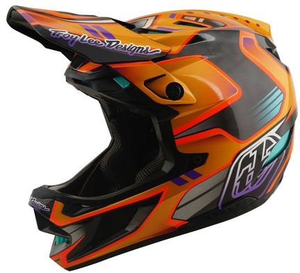 Troy Lee D4 Carbon MIPS Helmet-X-Large-60 - 61cm-Crest - Gold - Nearly New