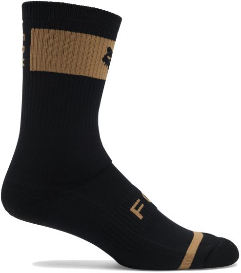 Fox 8-Inch Defend Winter Socks – Medium Brown
