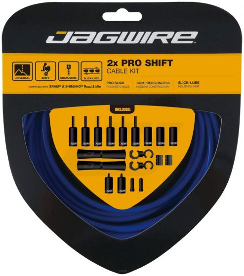 Jagwire Pro 2x Shift Kit – Blue